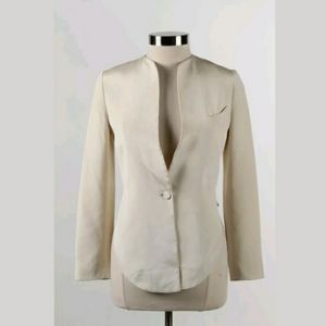 3.1 Phillip Lim Silk Blazer in Ivory Cream Size 0